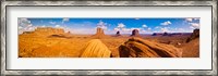 Framed Rock formations at Monument Valley, Monument Valley Navajo Tribal Park, Arizona, USA
