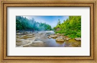 Framed Youghiogheny River a wild and scenic river, Swallow Falls State Park, Garrett County, Maryland