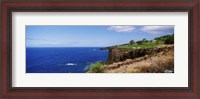 Framed Black Rock, Kaanapali, Maui, Hawaii