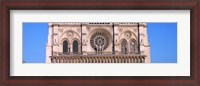 Framed Architectural detail of a cathedral, Notre Dame de Paris, Paris, Ile-de-France, France