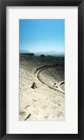 Framed Ancient theatre in the ruins of Hierapolis, Pamukkale,Turkey (vertical)