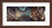 Framed Panoramic Images of a Blue Mosque, Istanbul, Turkey