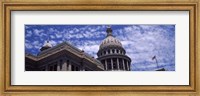 Framed Low angle view of the Texas State Capitol Building, Austin, Texas, USA