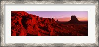 Framed Butte rock formations at Monument Valley, Arizona