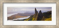 Framed Old Man of Storr Mountains, Isle of Skye, Inner Hebrides, Highland Region, Scotland