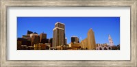 Framed Skyscrapers in a city, San Francisco, California, USA 2012