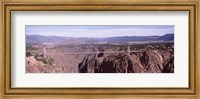 Framed Royal Gorge Suspension Bridge, Colorado, USA