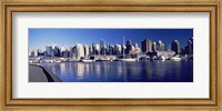 Framed Marina View, Vancouver, British Columbia, Canada 2013