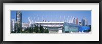 Framed Stadium at the waterfront, BC Place Stadium, Vancouver, British Columbia, Canada