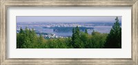 Framed Vancouver viewed from from a far, British Columbia, Canada