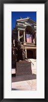 Framed Statue at Wyoming State Capitol, Cheyenne, Wyoming, USA