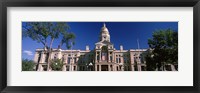 Framed Wyoming State Capitol Building, Wyoming, USA