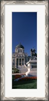 Framed Facade of a government building, Helena, Montana