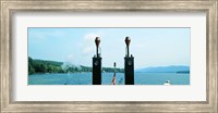 Framed View from the Minne Ha Ha Steamboat, Lake George, New York State, USA