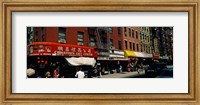 Framed People in a street, Mott Street, Chinatown, Manhattan, New York City, New York State, USA