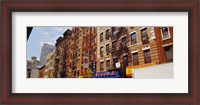 Framed Buildings in a street, Mott Street, Chinatown, Manhattan, New York City, New York State