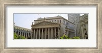 Framed Facade of a government building, US Federal Court, New York City, New York State, USA