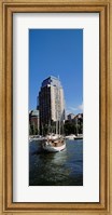 Framed Boats at North Cove Yacht Harbor, New York City (vertical)
