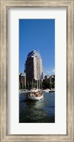 Framed Boats at North Cove Yacht Harbor, New York City (vertical)