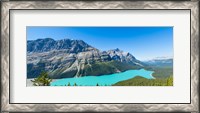 Framed Peyto Lake at Banff National Park, Alberta, Canada