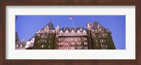 Framed Low angle view of the Empress Hotel, Victoria, Vancouver Island, British Columbia, Canada