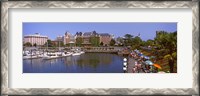 Framed Inner Harbor, Victoria, Vancouver Island, British Columbia, Canada