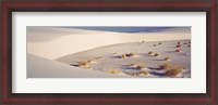 Framed View of the White Sands Desert in New Mexico