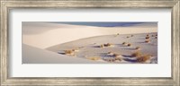 Framed View of the White Sands Desert in New Mexico