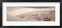 Framed View of the White Sands Desert in New Mexico