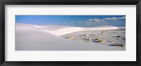Framed Clouds Over the White Sands Desert