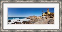 Framed Hacienda Cerritos on the Pacific Ocean, Todos Santos, Baja California Sur, Mexico