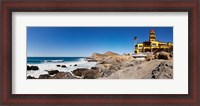 Framed Hacienda Cerritos on the Pacific Ocean, Todos Santos, Baja California Sur, Mexico