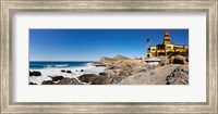 Framed Hacienda Cerritos on the Pacific Ocean, Todos Santos, Baja California Sur, Mexico