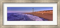 Framed Lighthouse on the beach, Cape Hatteras, North Carolina, USA