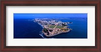 Framed Aerial view of the Morro Castle, San Juan, Puerto Rico
