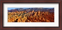 Framed Hoodoo rock formations in Bryce Canyon National Park, Utah, USA