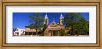 Framed Facade of a church, San Felipe de Neri Church, Old Town, Albuquerque, New Mexico, USA