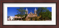 Framed Facade of a church, San Felipe de Neri Church, Old Town, Albuquerque, New Mexico, USA