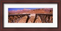 Framed Navajo Bridge at Grand Canyon National Park, Arizona