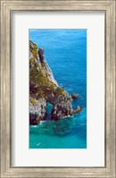 Framed High angle view of cliff at the coast, Crozon, Finistere, Brittany, France