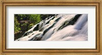 Framed Waterfall in a forest, Bond Falls, Upper Peninsula, Michigan, USA