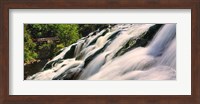 Framed Waterfall in a forest, Bond Falls, Upper Peninsula, Michigan, USA