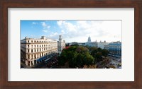 Framed State Capitol Building in a city, Parque Central, Havana, Cuba