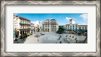 Framed Town Square, Plaza De San Francisco, Old Havana, Havana, Cuba