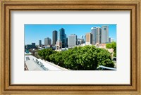 Framed Skyscrapers in a city, Cumberland Street, Sydney, New South Wales, Australia