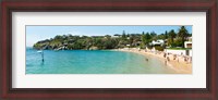 Framed People on the beach, Camp Cove, Watsons Bay, Sydney, New South Wales, Australia