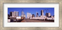 Framed Road into downtown Nashville, Tennessee, USA 2013