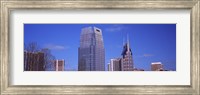 Framed Pinnacle at Symphony Place and BellSouth Building at downtown Nashville, Tennessee