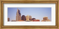 Framed Nashville skyline, Tennessee