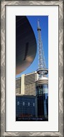 Framed Bridgestone Arena tower at Nashville, Tennessee, USA